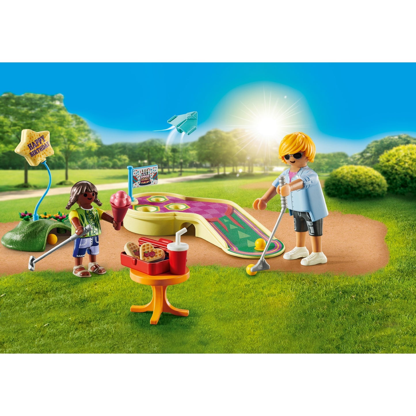 PLAYMOBIL 71449 City Life Minigolf, Konstruktionsspielzeug