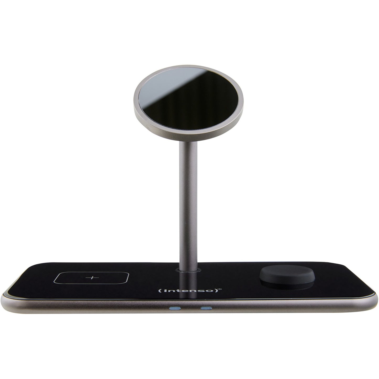 Intenso 3in1 Magnetic Wireless Charging Stand MB13 (schwarz, für iPhones mit MagSafe, TWS und Watch, PD3.0, Quick Charge 3.0)