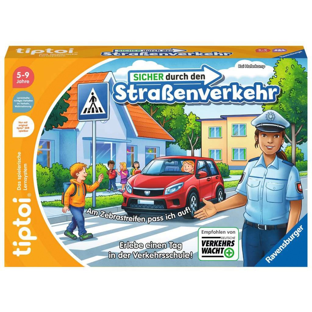 Ravensburger tiptoi Sicher durch den Straßenverkehr, Brettspiel