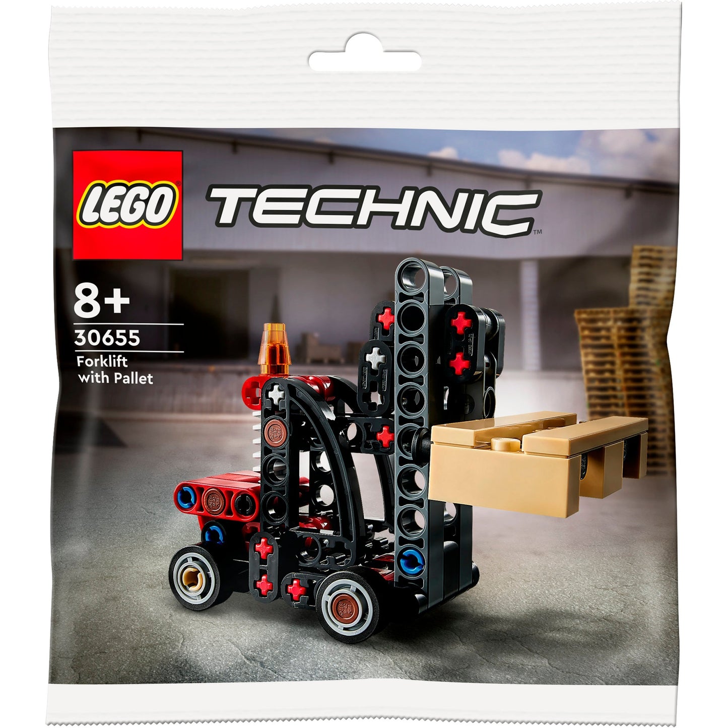 LEGO 30655 Technic Gabelstapler mit Palette, Konstruktionsspielzeug