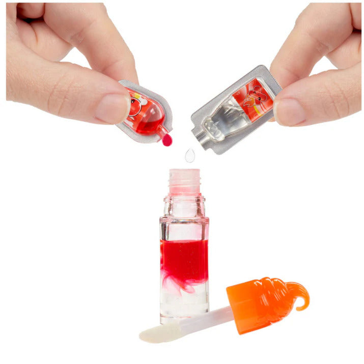 Yummiland Lip Gloss Doll Serie 2 - Amber Cinnamon, Puppe