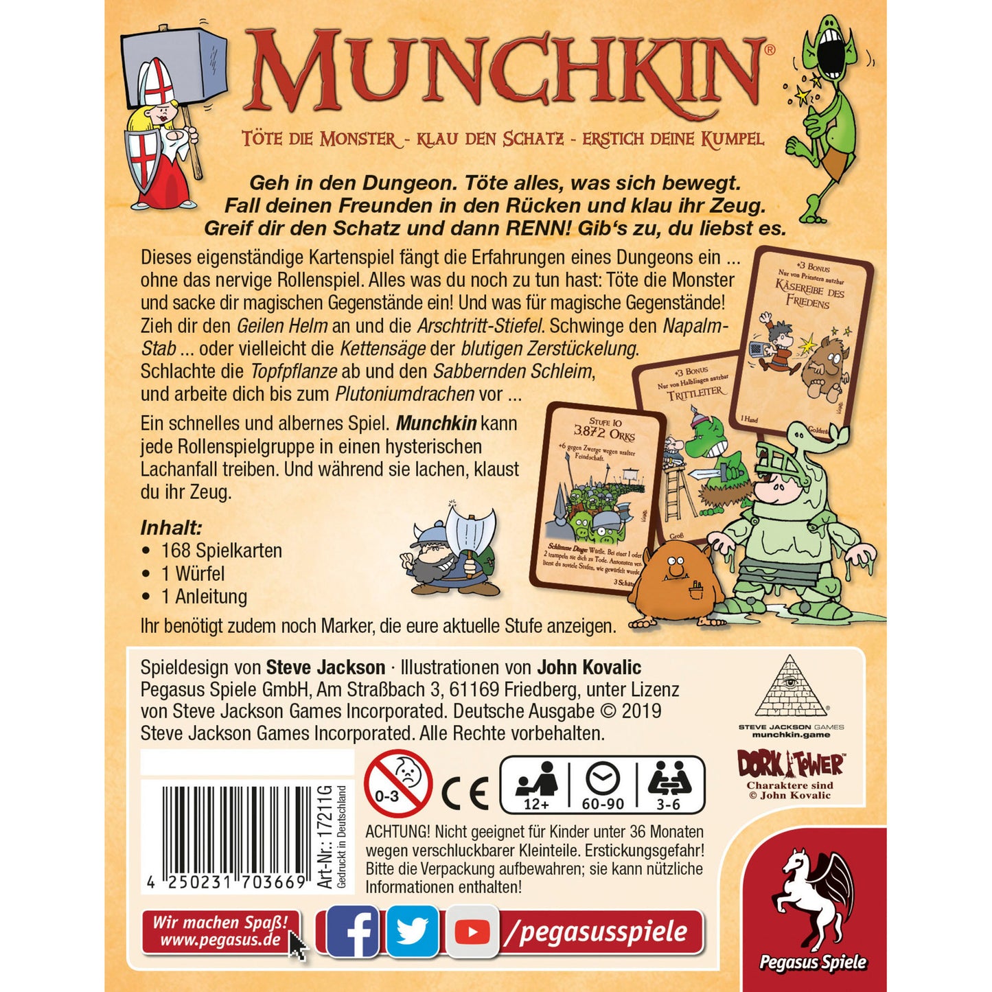 Munchkin, Kartenspiel