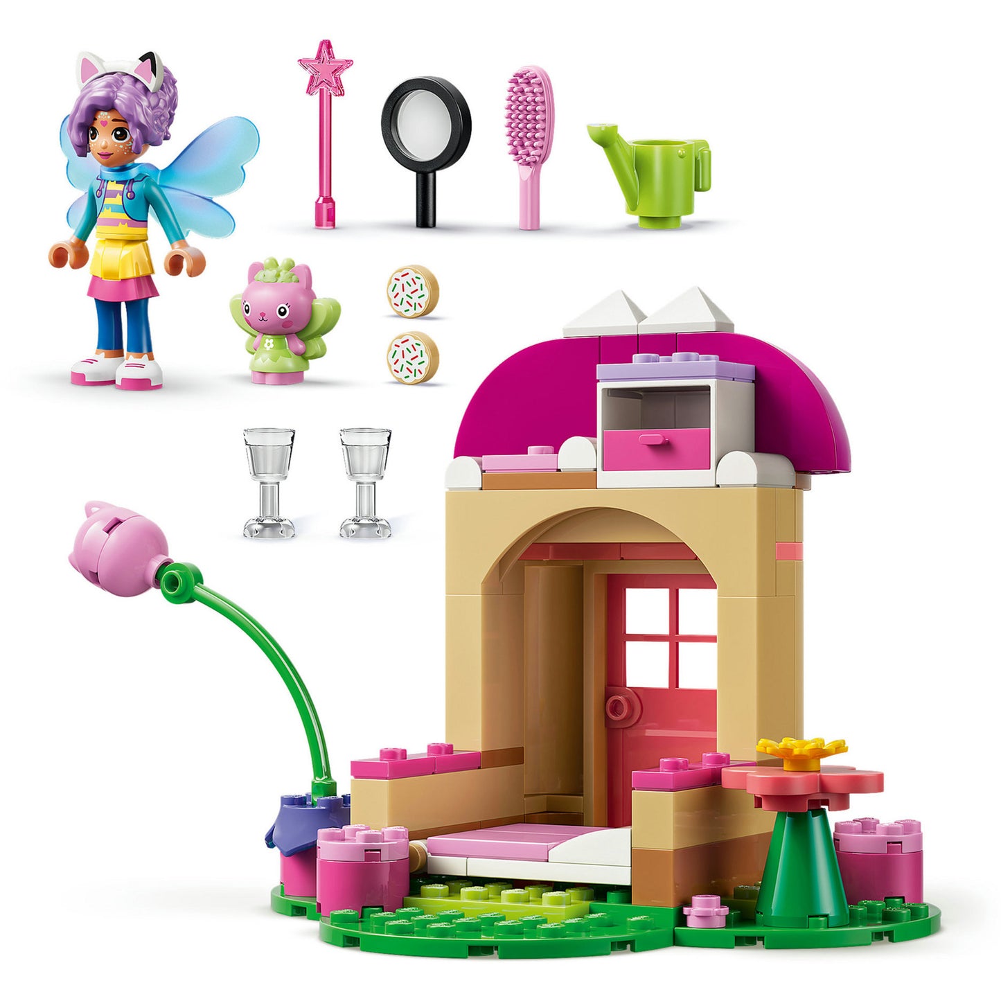 11212 Gabby's Dollhouse Kitty Fees Gartenhaus, Konstruktionsspielzeug