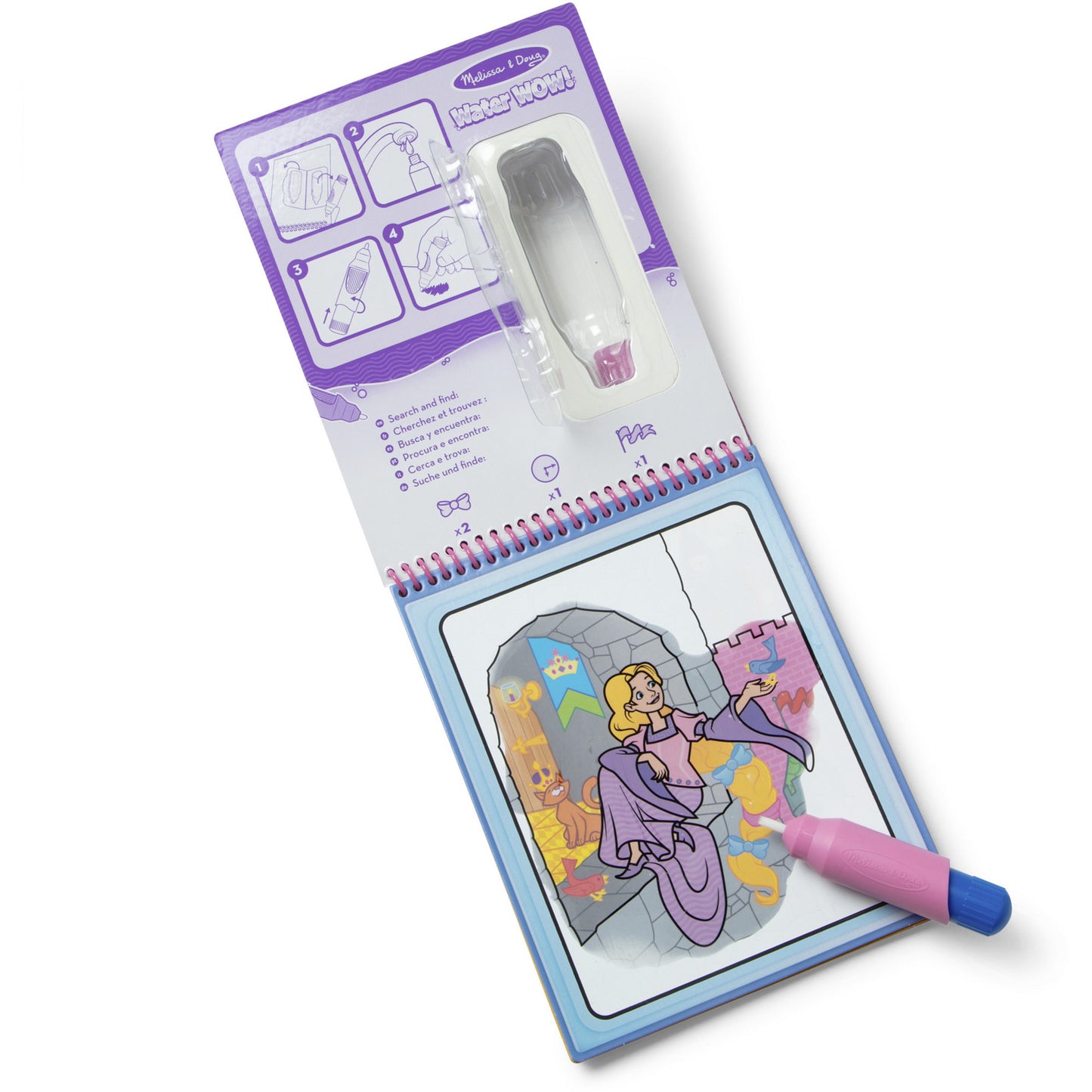 Melissa & Doug - Water WOW! Fairy Tale, Malen