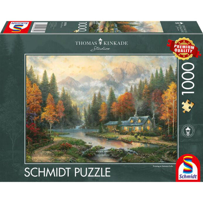 Thomas Kinkade Studios: Herbstabend am See, Puzzle