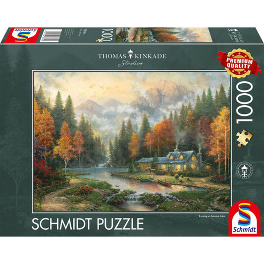 Thomas Kinkade Studios: Herbstabend am See, Puzzle