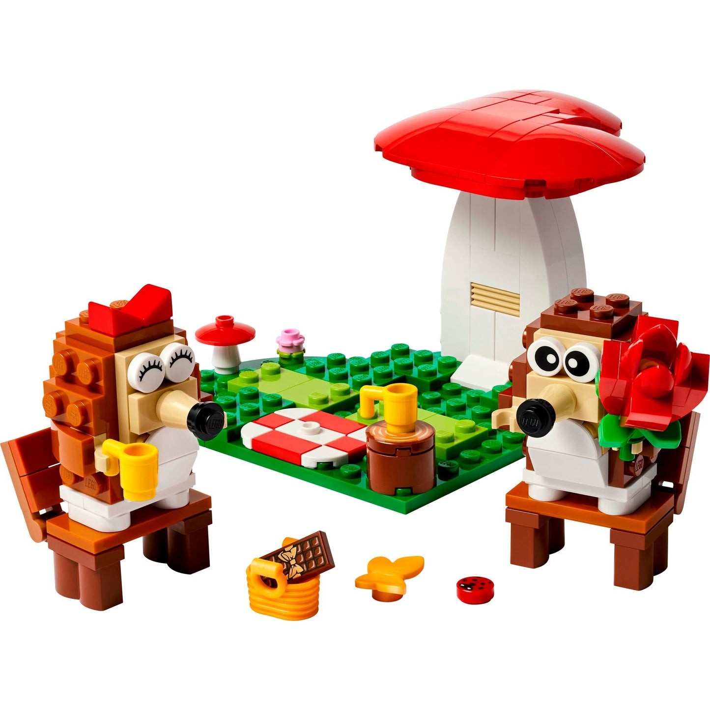 LEGO 40711 Iconic Igel und ihr Picknick-Date