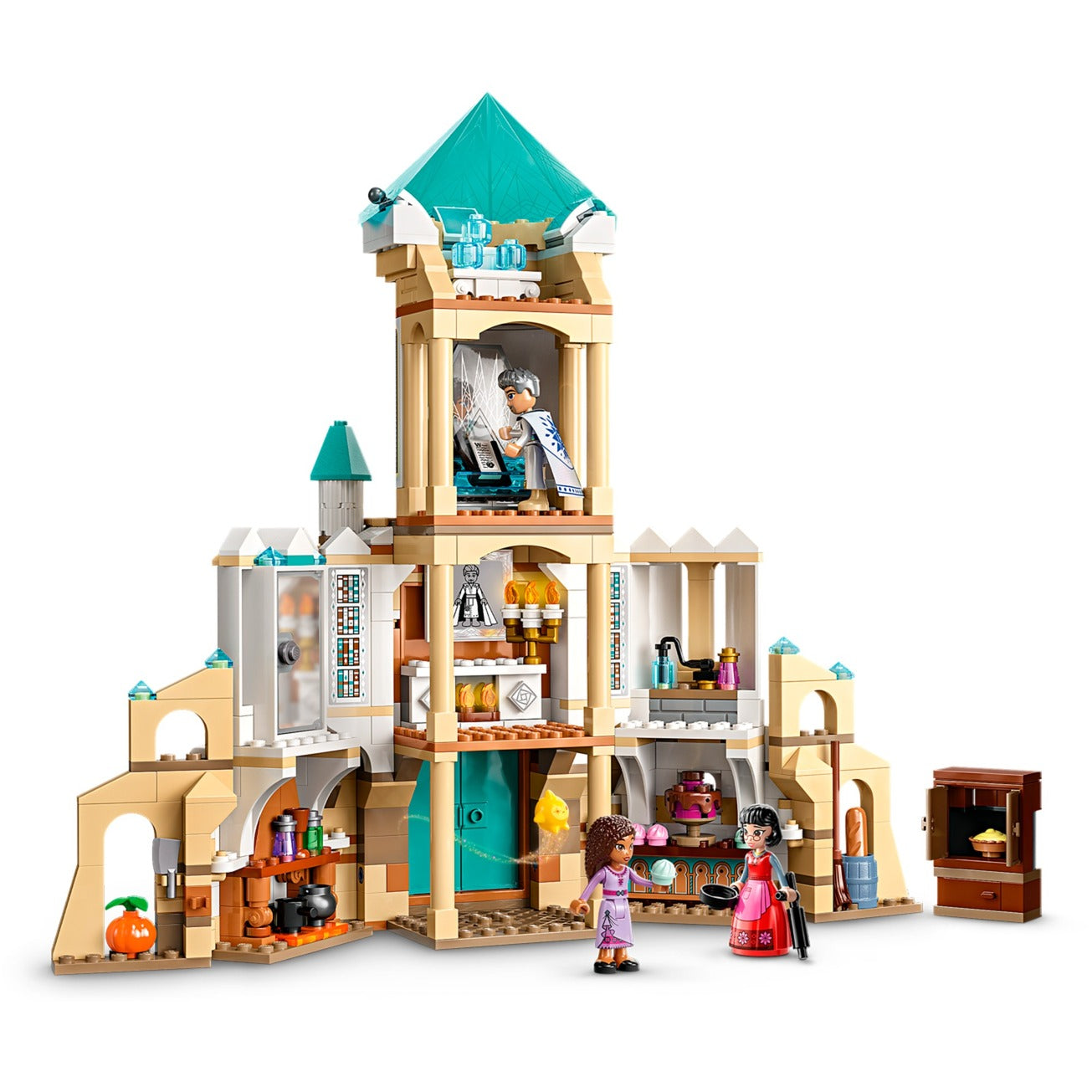 LEGO 43224 Disney Wish König Magnificos Schloss, Konstruktionsspielzeug