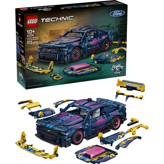 42236 Technic Ford Mustang GT Auto aus der Tuning-Werkstatt, Konstruktionsspielzeug
