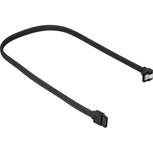 Sharkoon Sata III Kabel 90° gewinkelt (schwarz, 30cm)