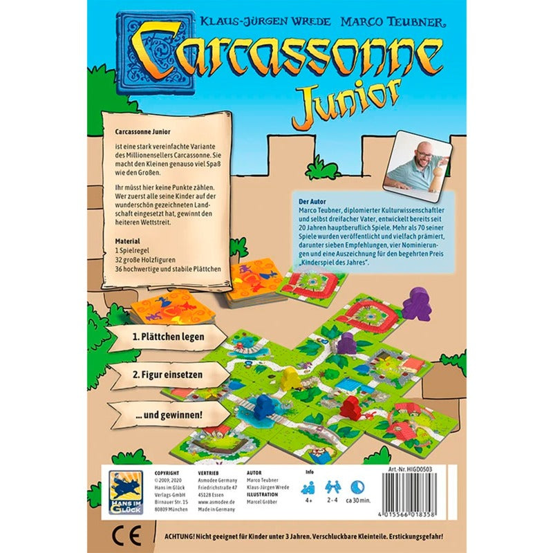 Asmodee Carcassonne Junior, Brettspiel