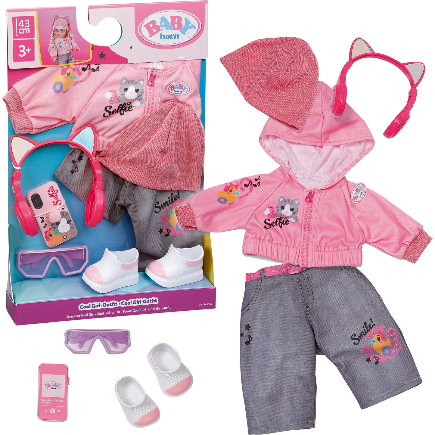 BABY born Cool Girl Outfit 43cm, Puppenzubehör