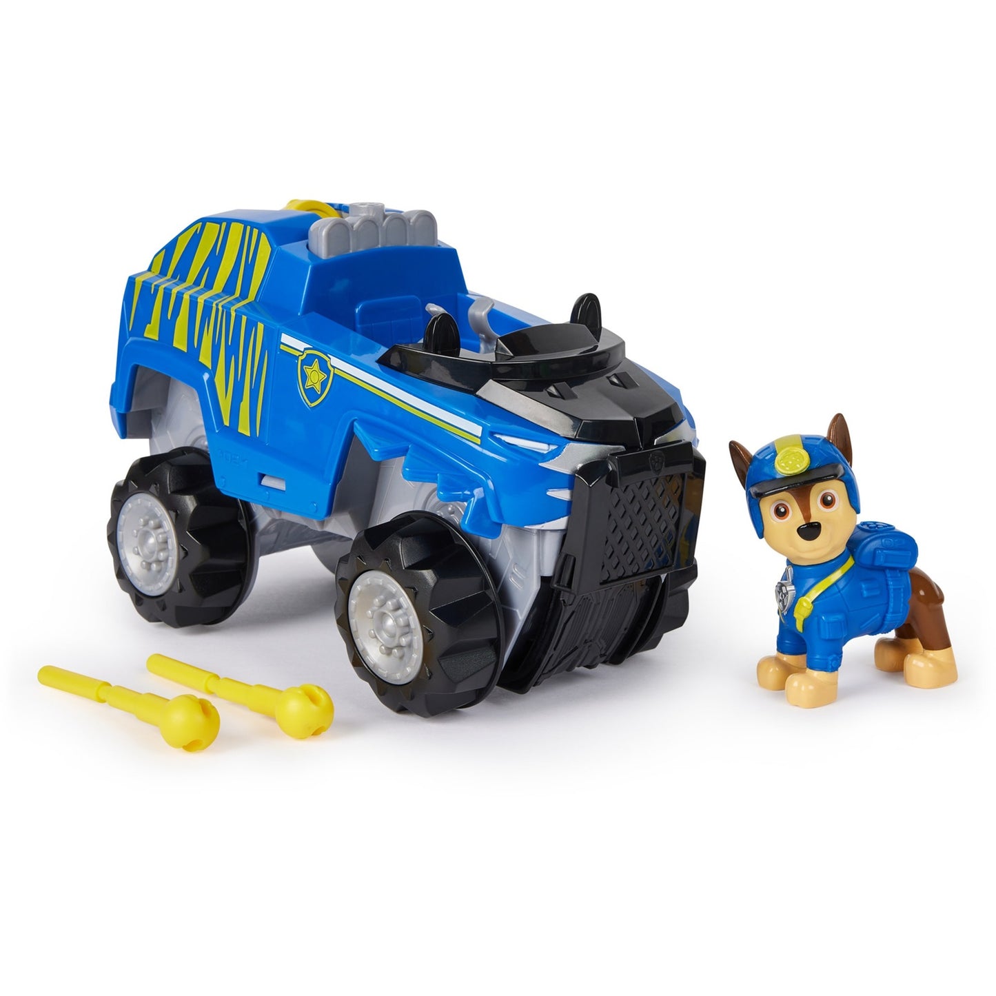 Spin Master Paw Patrol Jungle Pups - Tiger-Fahrzeug mit Chase-Figur, Spielfahrzeug