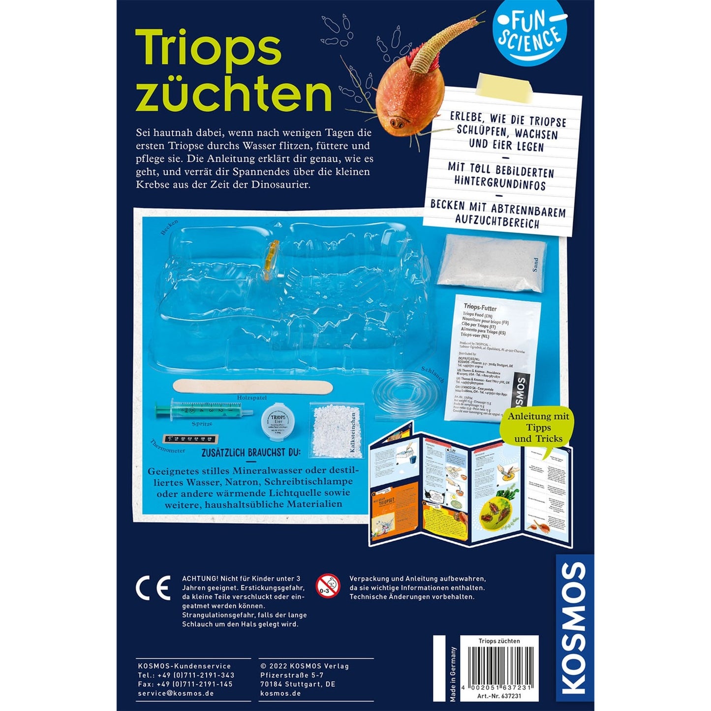 Kosmos Fun Science Triops züchten