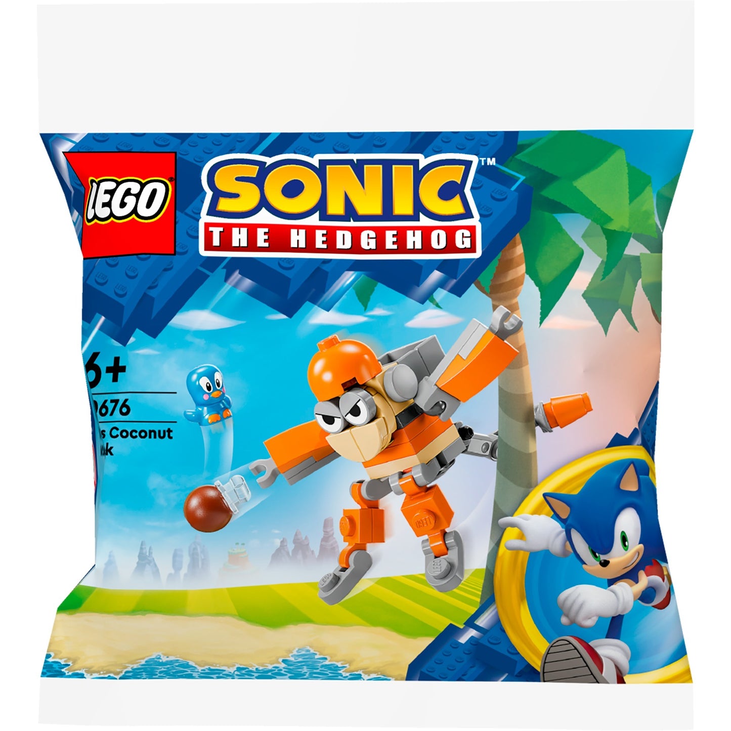 LEGO 30676 Sonic the Hedgehog Kikis Kokosnussattacke, Konstruktionsspielzeug