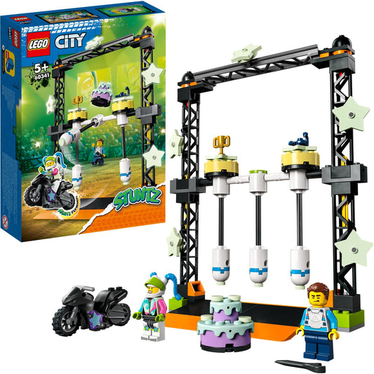 LEGO 60341 City Stuntz Umstoß-Challenge, Konstruktionsspielzeug