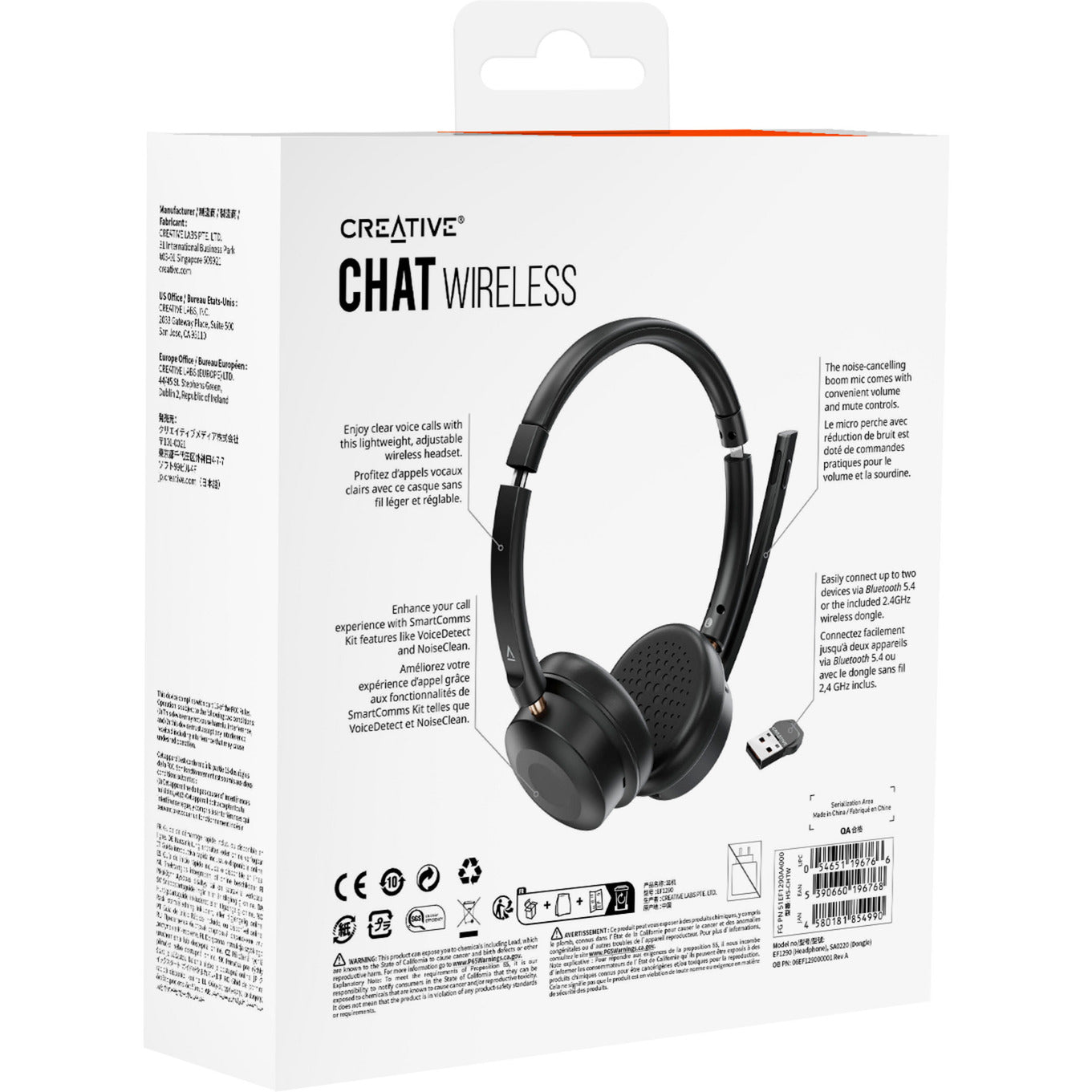 Chat Wireless, Headset