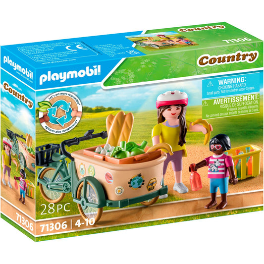 PLAYMOBIL 71306 Country Lastenfahrrad, Konstruktionsspielzeug