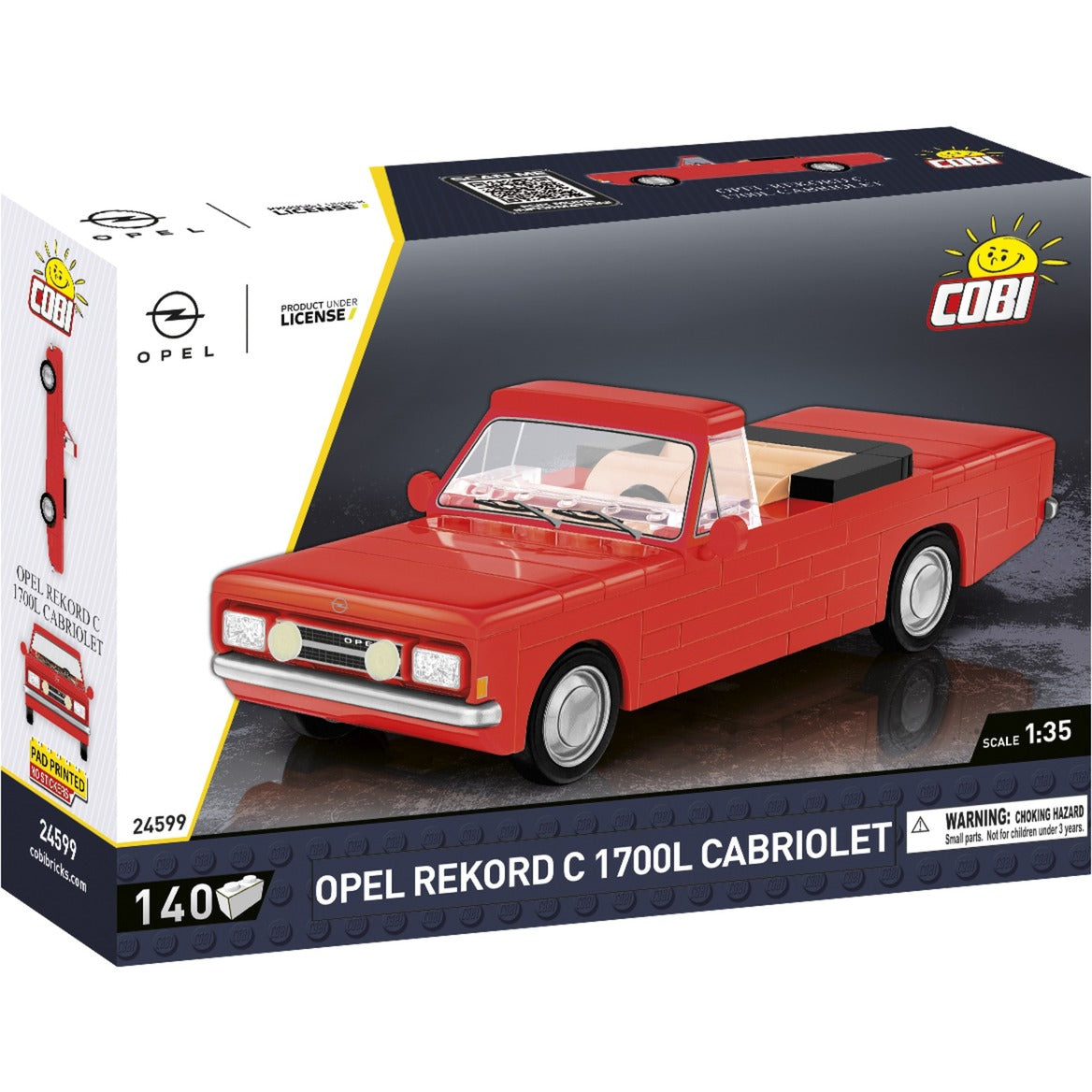 Opel Rekord C 1700 L Cabriolet, Konstruktionsspielzeug