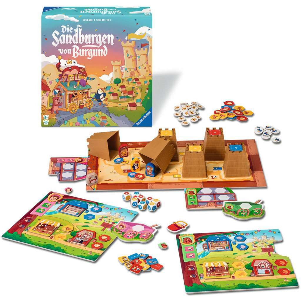 Die Sandburgen von Burgund, Brettspiel