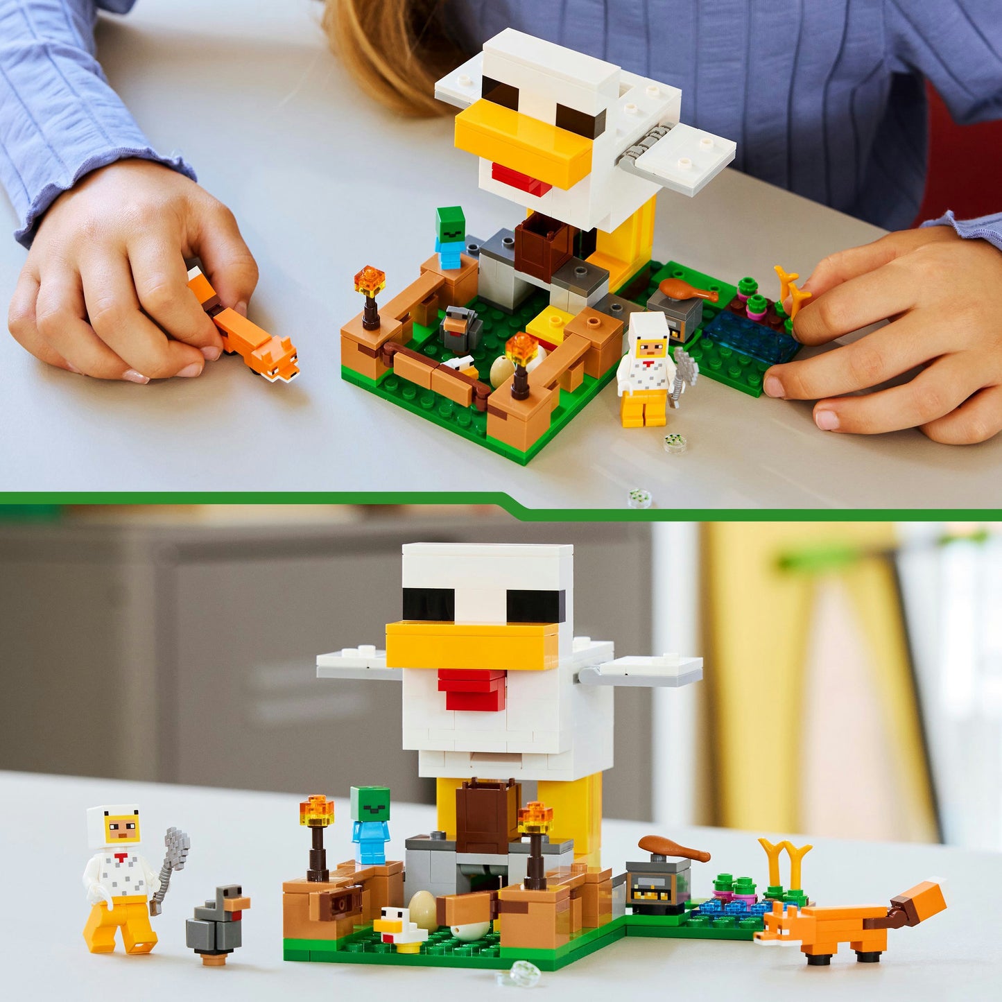 21585 Minecraft Hühnerfarm, Konstruktionsspielzeug