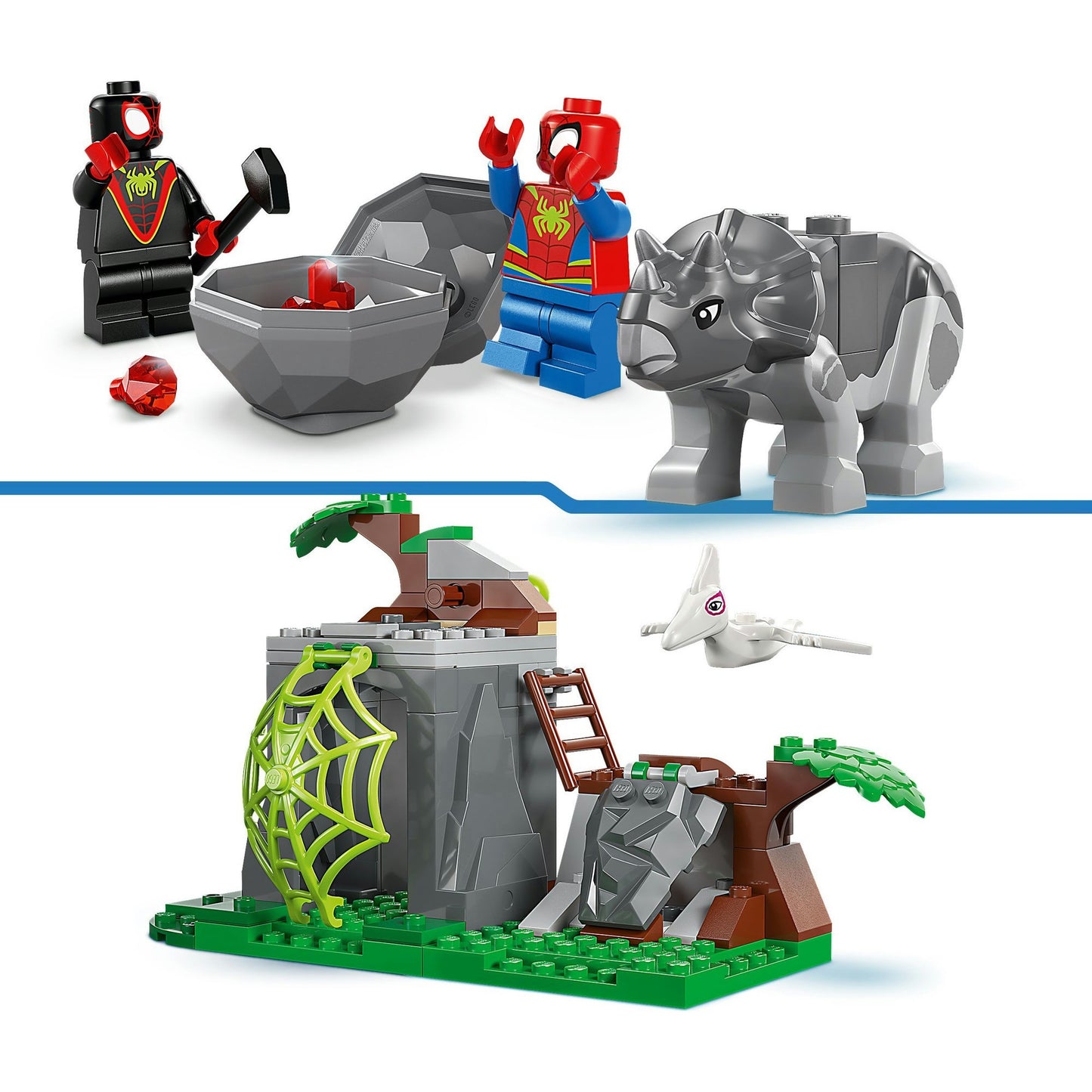 11199 Marvel Spidey und seine Super-Freunde Spideys Team auf Rettungsmission im Dino-Truck, Konstruktionsspielzeug
