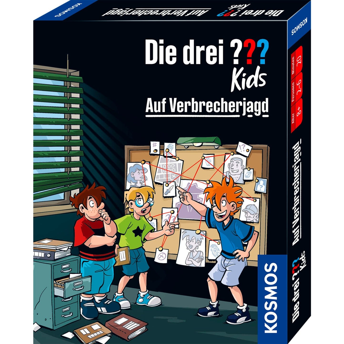 KOSMOS Die drei ??? Kids - Auf Verbrecherjagd, Kartenspiel