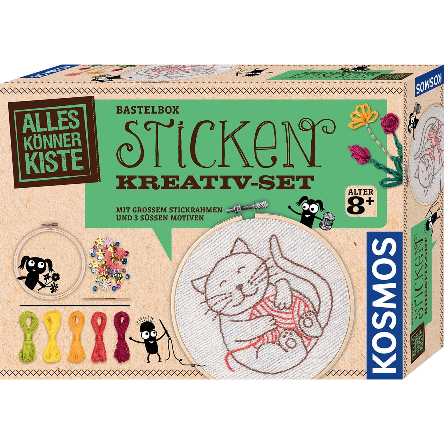 KOSMOS Sticken Kreativ-Set, Basteln