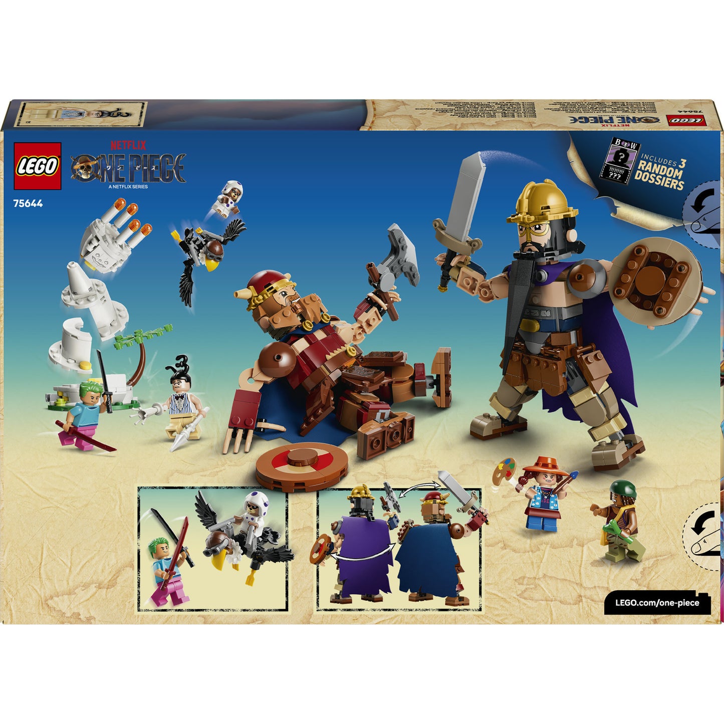 75644 One Piece Woogey vs. Boogey - Riesen aus Little Garden, Konstruktionsspielzeug