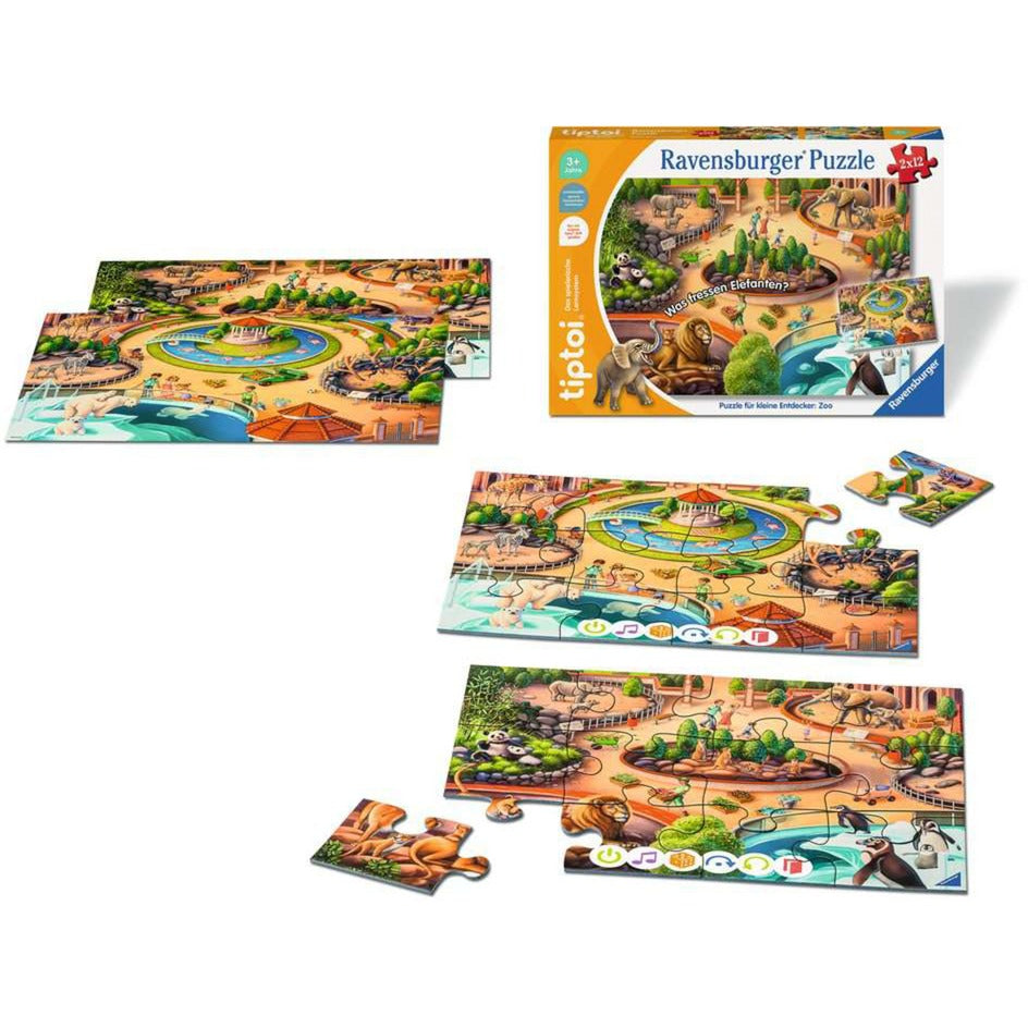 Ravensburger tiptoi Puzzle für kleine Entdecker: Zoo