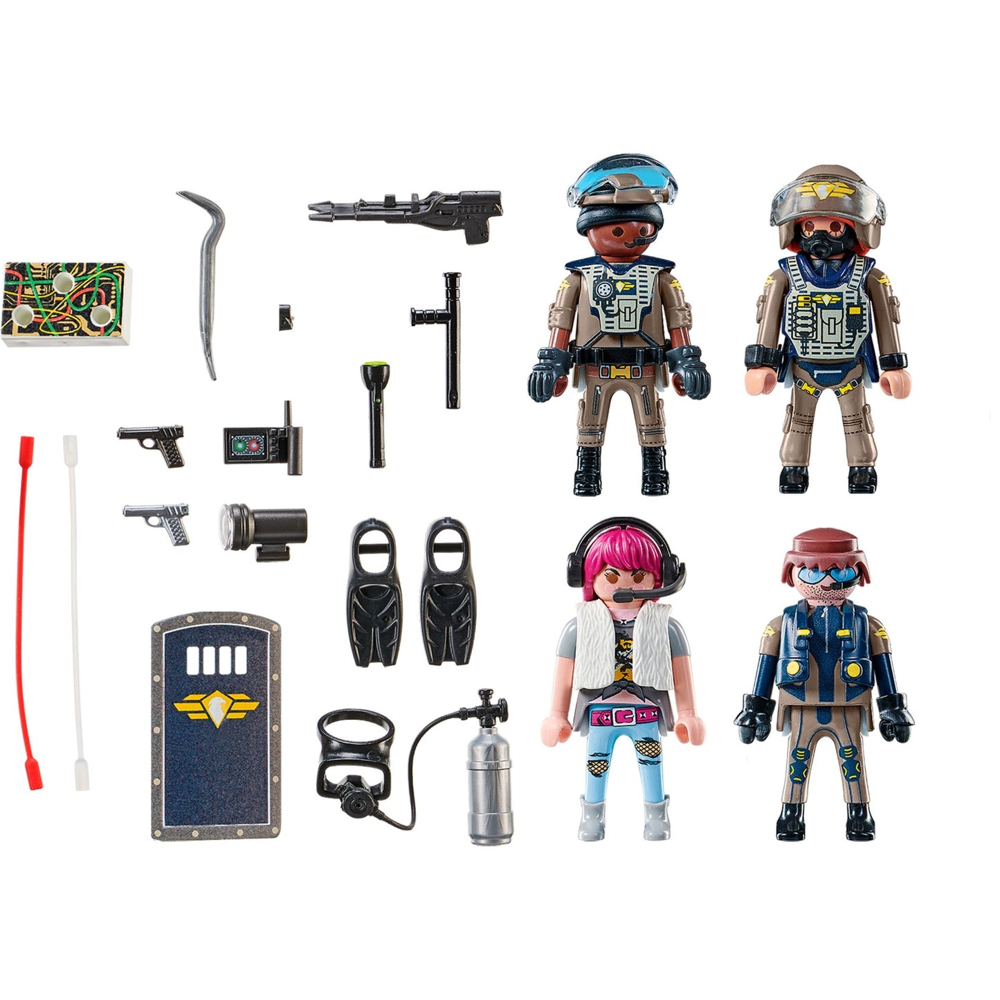 PLAYMOBIL 71146 City Action SWAT-Figurenset, Konstruktionsspielzeug