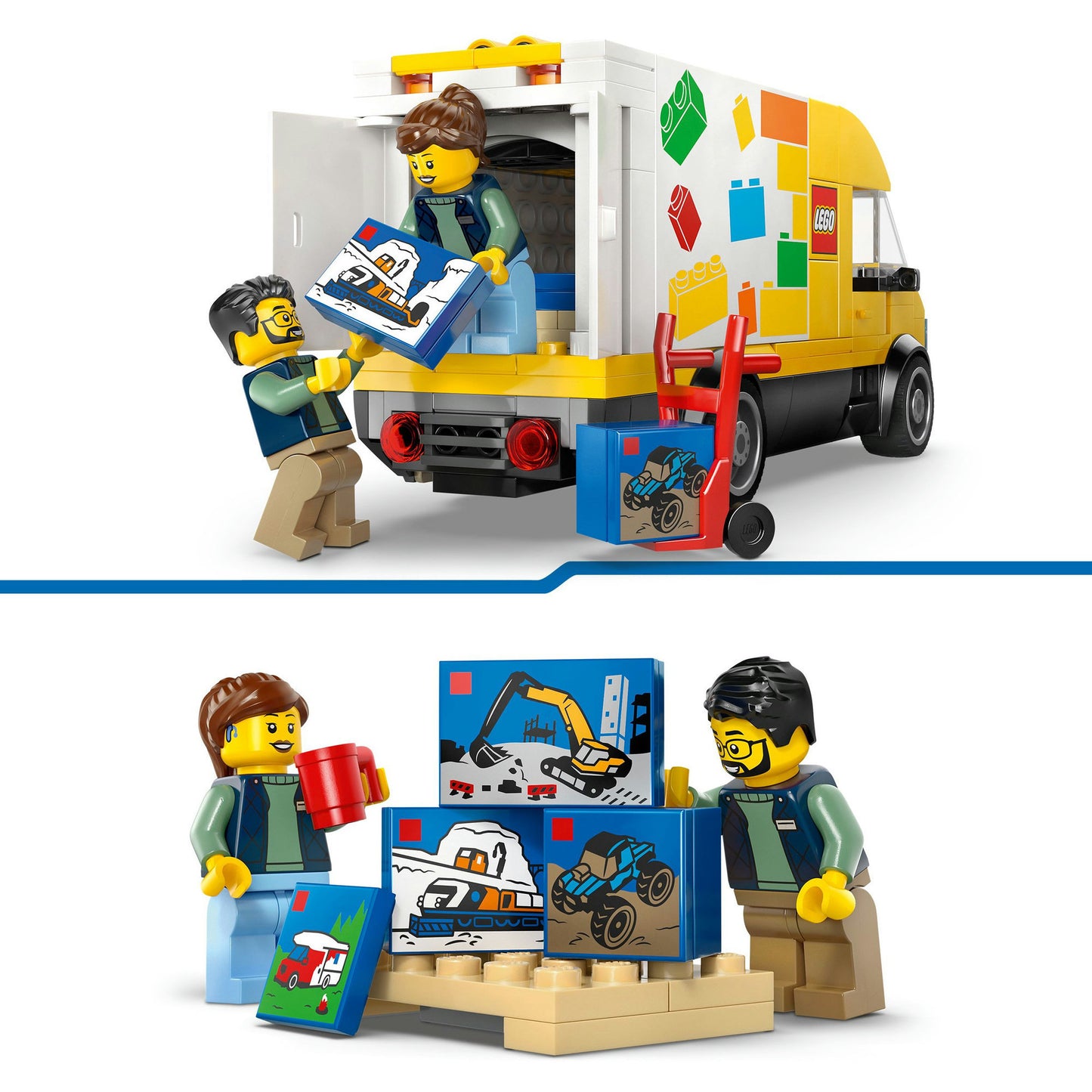 60500 City Der LEGO Lieferwagen, Konstruktionsspielzeug