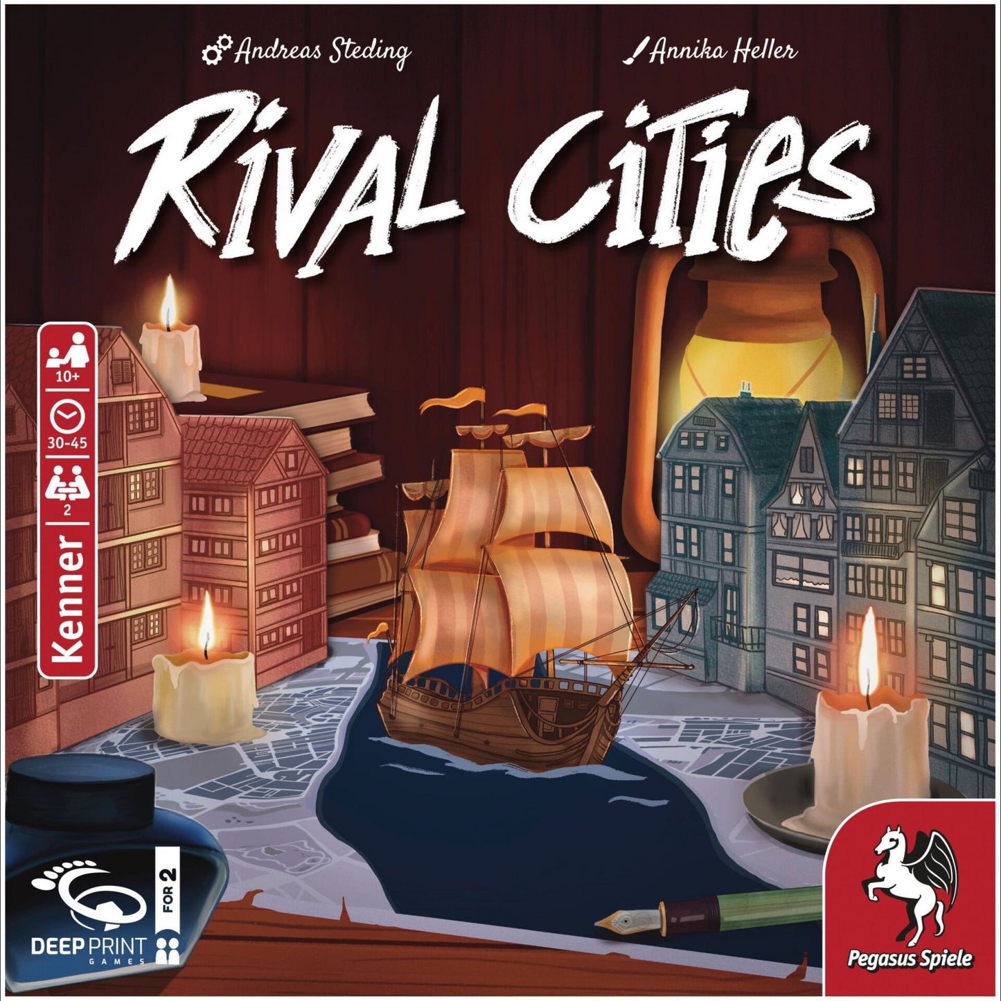 Deep Pint Games Rival Cities, Brettspiel