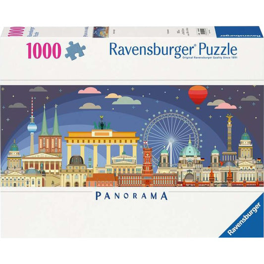 Ravensburger Puzzle Panorama - Nachts in Berlin (1000 Teile)