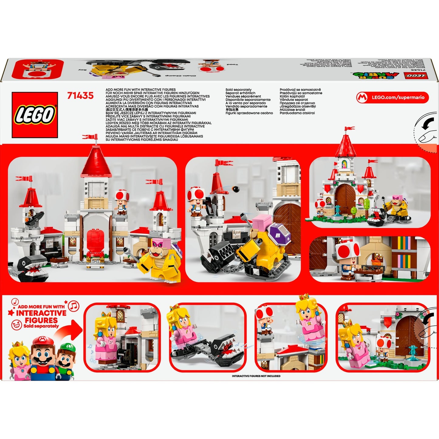 LEGO 71435 Super Mario Showdown mit Roy im Pilz-Palast, Konstruktionsspielzeug