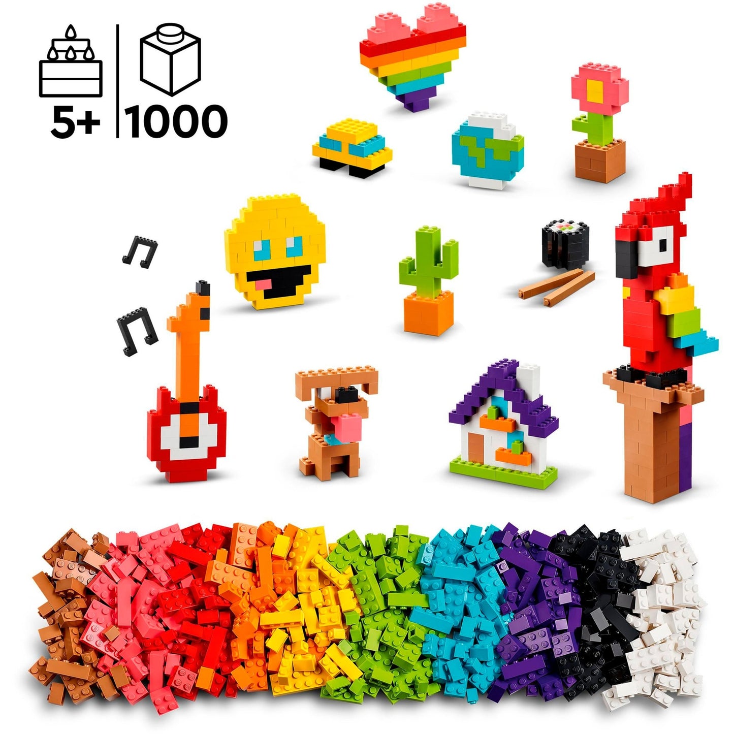 LEGO 11030 Classic Großes Kreativ-Bauset, Konstruktionsspielzeug