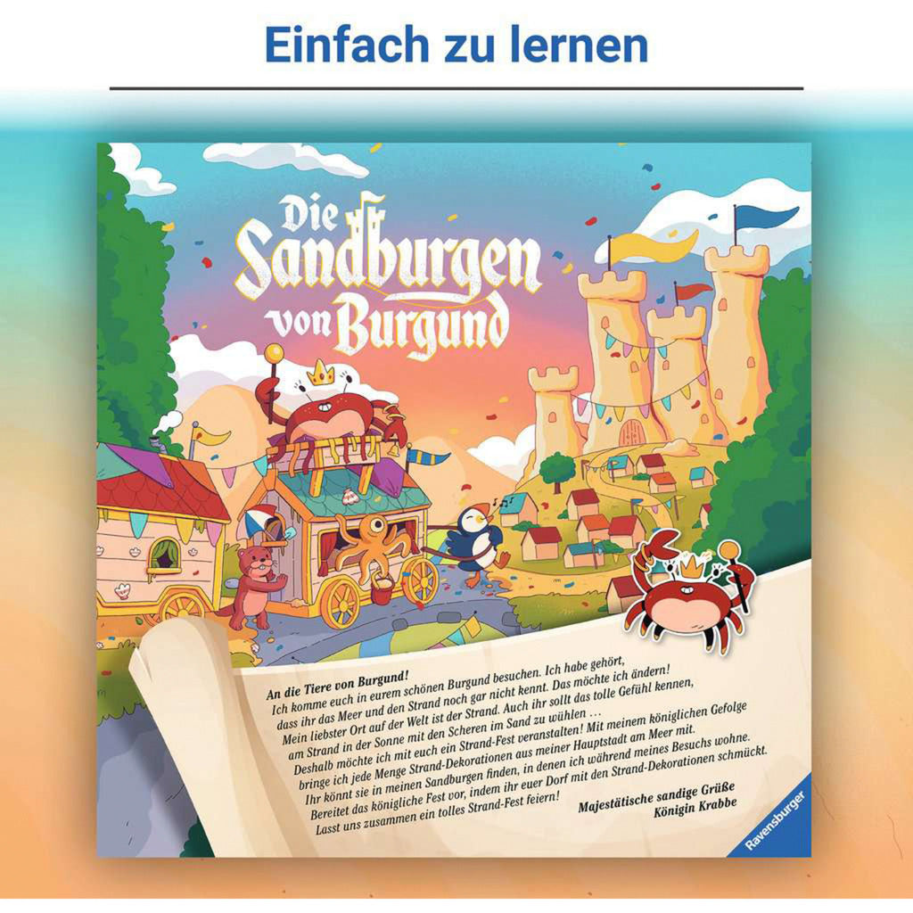 Die Sandburgen von Burgund, Brettspiel