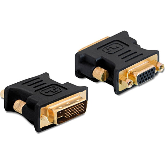 DeLOCK Adapter DVI 24+5 Stecker > VGA Buchse (schwarz)