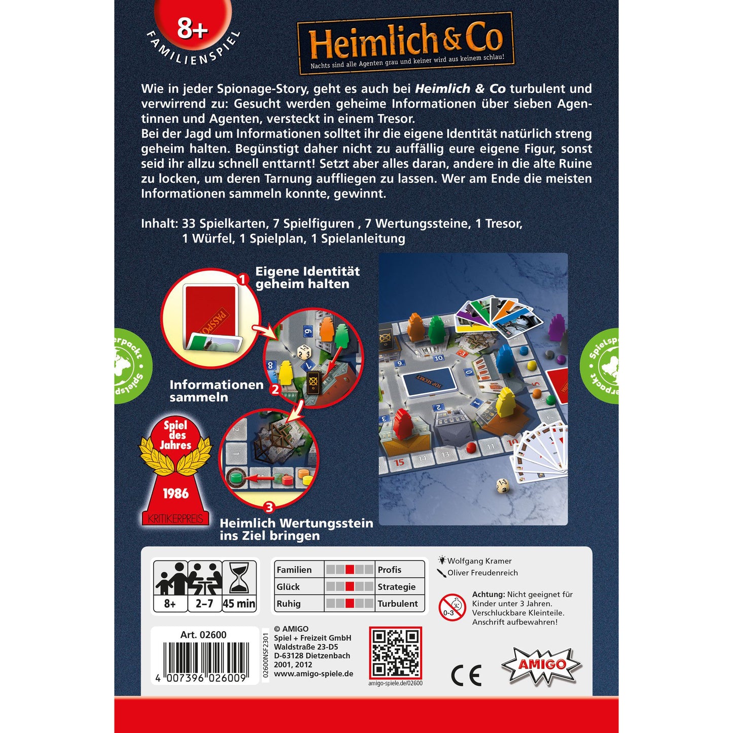 Heimlich & Co., Brettspiel