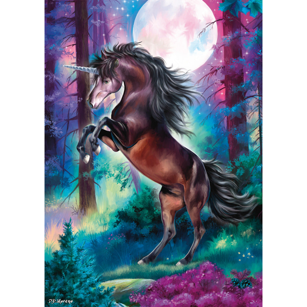 Einhorn bei Vollmond, Puzzle
