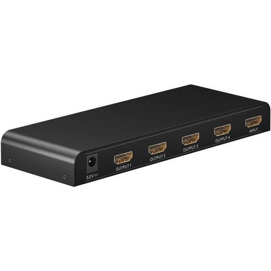 Goobay HDMI Splitter 1 auf 4 (4K @ 30Hz) (schwarz)