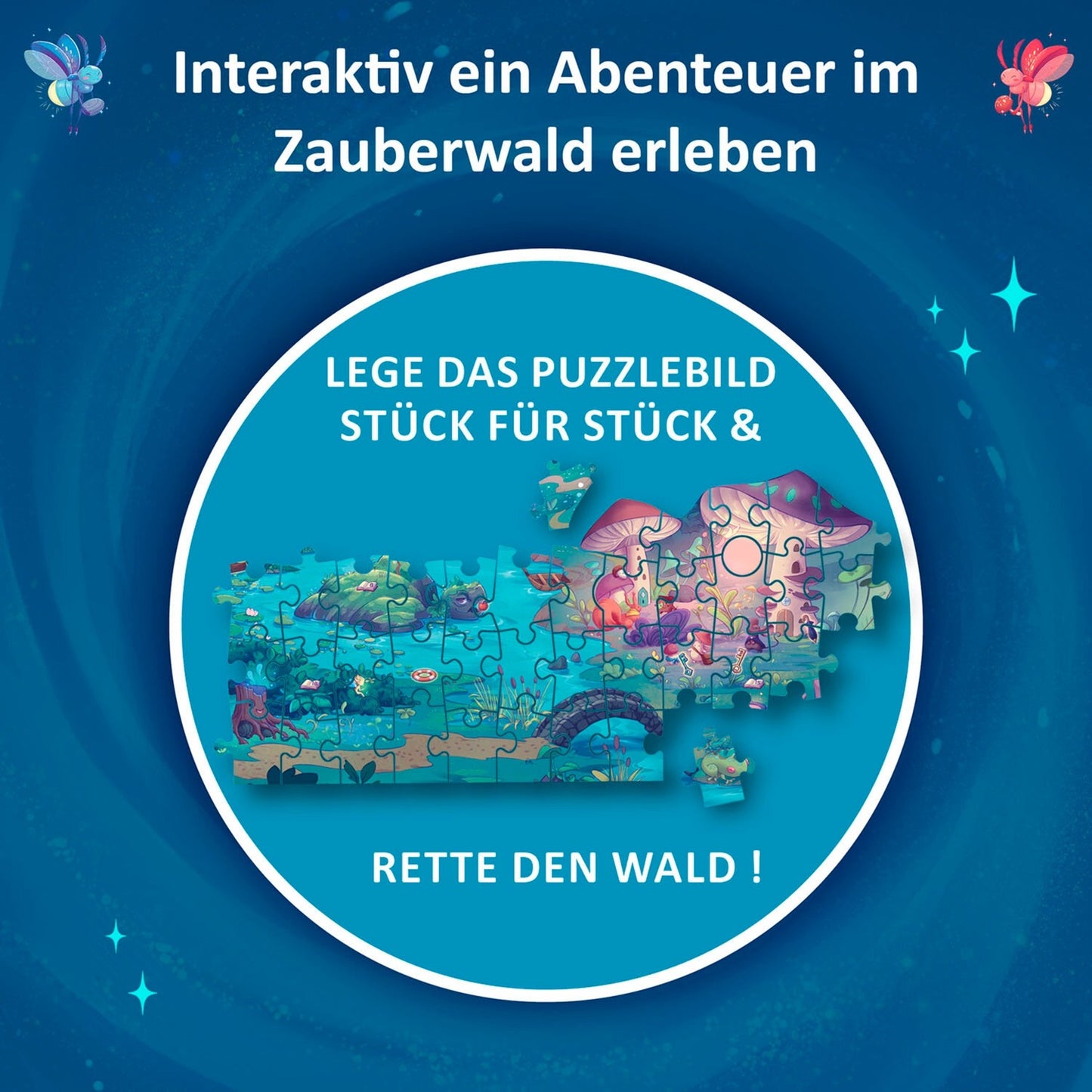 Kosmos Adventure Puzzle: Das Licht im Zauberwald (200 Teile)