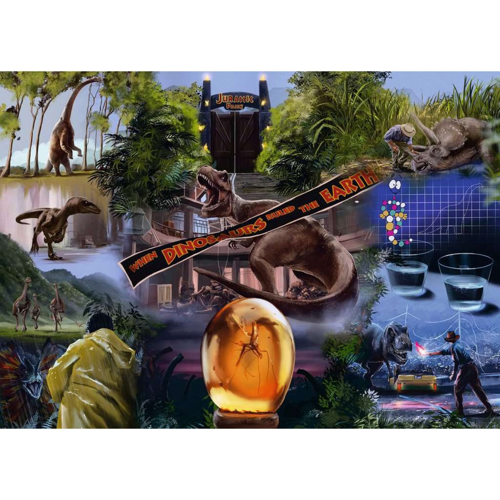 Ravensburger Puzzle Universal VAULT Movie Collection - Jurassic Park (1000 Teile)