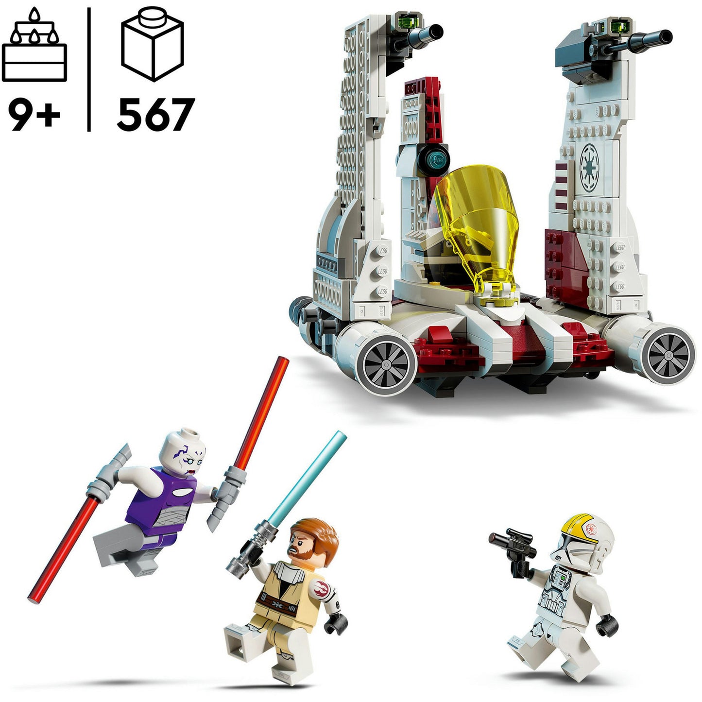 75432 Star Wars V-19 Torrent-Sternjäger, Konstruktionsspielzeug