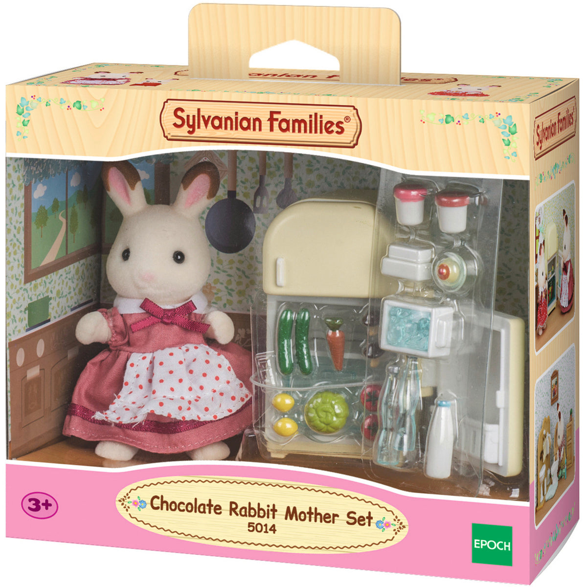 Sylvanian Families - Schokoladenhasen Mutter Küchen Set, Konstruktionsspielzeug