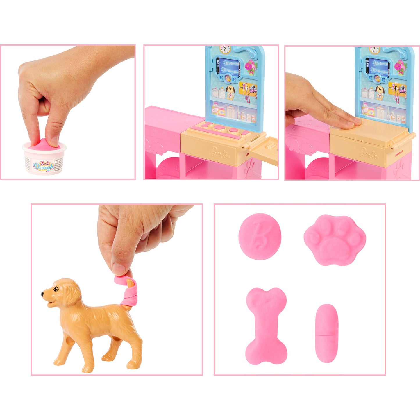 Barbie Gute Besserung Tierkrankenstation Puppe und Zubehör