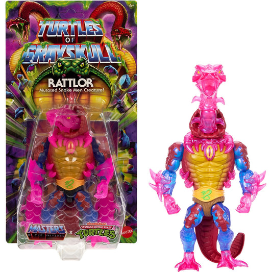 Masters of the Universe Origins Turtles of Grayskull Rattlor, Spielfigur