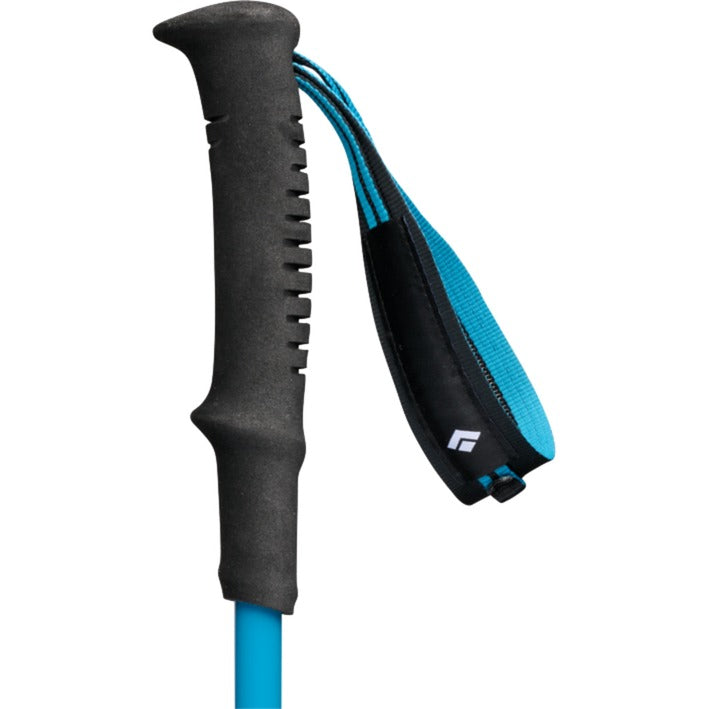 Trekkingstöcke Distance Carbon FLZ, Fitnessgerät (anthrazit/blau, 1 Paar, 110-125 cm)