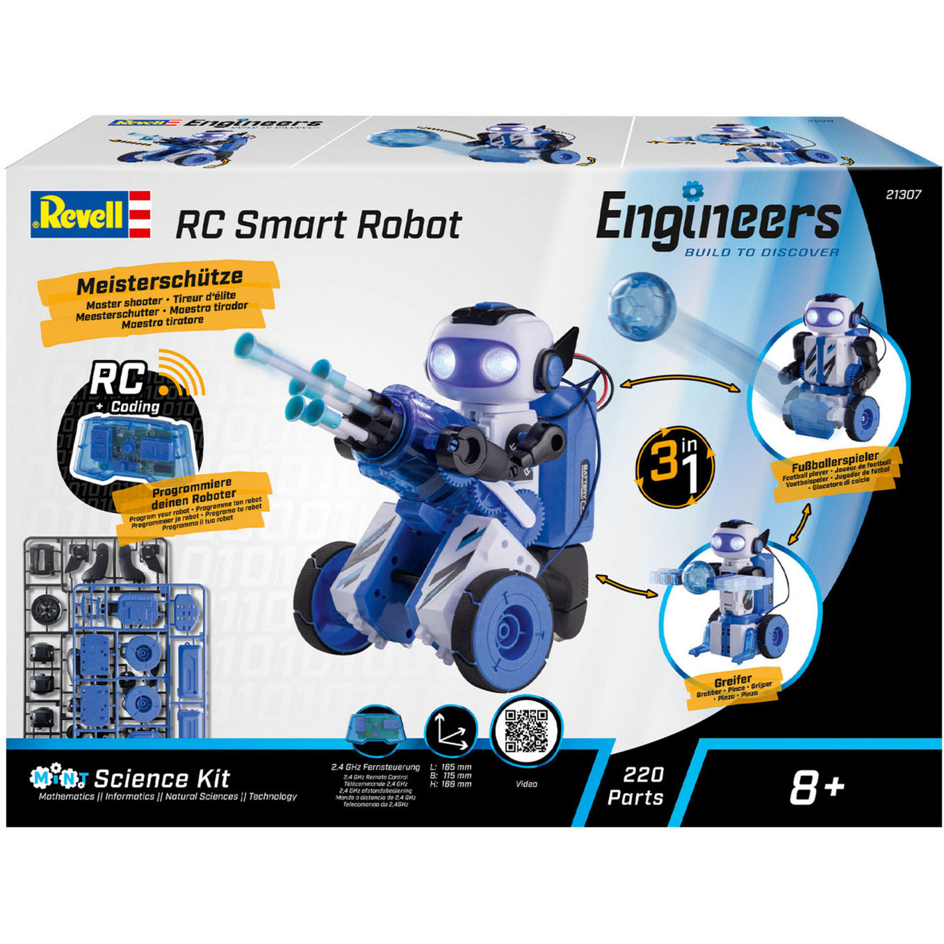 RC Smart Robot 3-in-1
