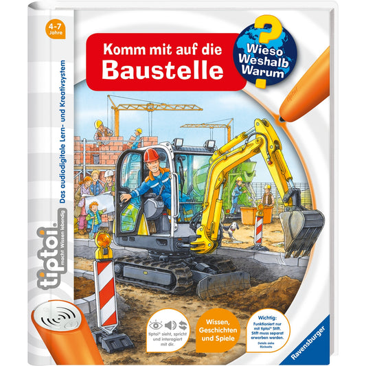 Ravensburger tiptoi Wieso? Weshalb? Warum? Komm mit auf die Baustelle